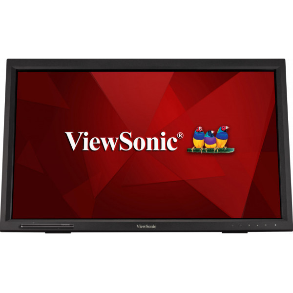 [766907008654] 766907008654 ViewSonic 24” TD2423 IR 10 Point Touch Advanced Ergonomics, Magnetic Pen Holder, 40 degrees Tilt, 7H Hardness VESA 100, Glove, Multi OS Touch Monitor