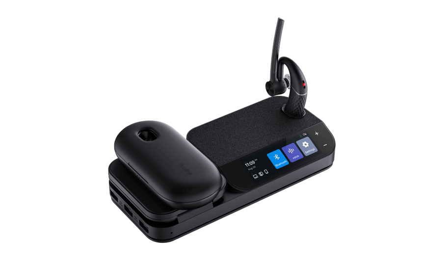 [6938818318908] 6938818318908 Yealink BH71 Workstation Pro Bluetooth Wireless Mono Headset, Mobile/PC/Deskphone,Office Worker,4-Mic Noise Cancellation 10H Talk Time