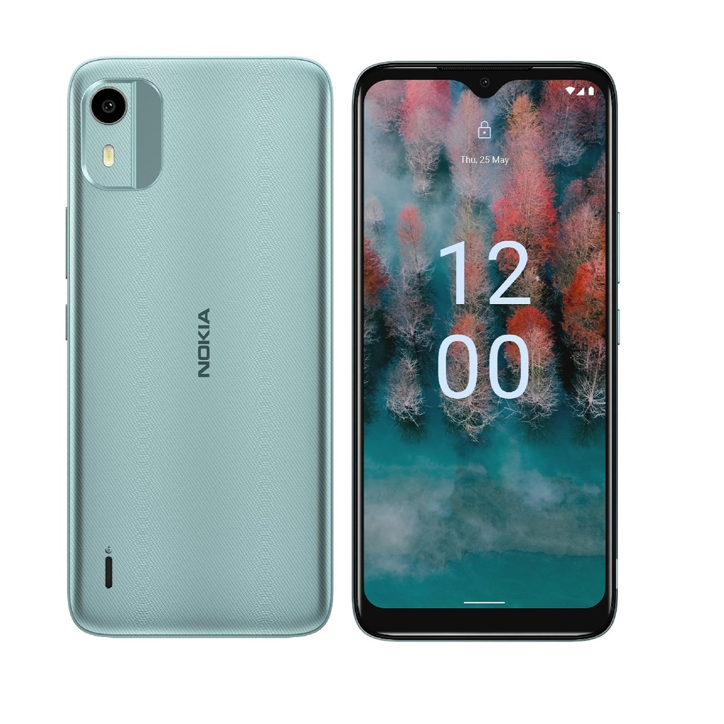 [6438409083364] Nokia C12 4G 64GB - Mint (286809484)*AU STOCK*, 6.3", 2GB+2GB(Virtual RAM)/ 64GB, 8MP/5MP, Dual SIM, 3000mAh, 2 Years Warranty