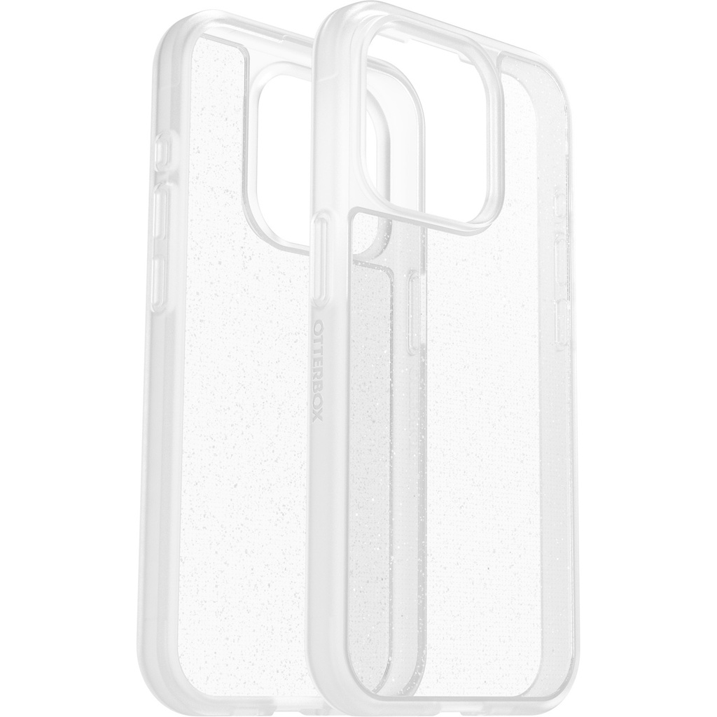 [840304731435] 840304731435 OtterBox React Apple iPhone 15 Pro (6.1") Case Stardust (Clear Glitter) - (77-92760),Antimicrobial, DROP+ Military Standard,Hard,7 Years Warranty