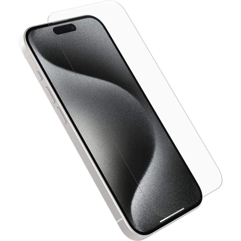[840304743629] 840304743629 OtterBox Premium Glass Antimicrobial Apple iPhone 15 Pro Max (6.7") Screen Protector Clear - (77-93960), DROP+ 3ft Protection,2 Years Warranty