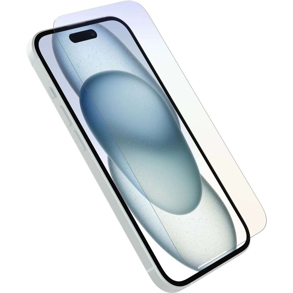 [840304743865] 840304743865 OtterBox Premium Pro Glass Antimicrobial Anti-Blue Light Apple iPhone 15 Plus (6.7") Screen Protector Clear - (77-93984), 2 Years Warranty