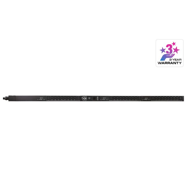 [KVA-PG96330] Aten 32A 30-Outlet 3-Phase Switched eco PDU with Dual Ethernet port supporting 1Gbps