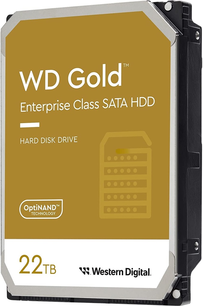 [WD221KRYZ-01BBAB0] WD221KRYZ-01BBAB0 Western Digital Gold 22TB 3.5" Enterprise Class SATA 6 Gb/s HDD 7200 RPM Cache Size 512MB 5-Year Limited Warranty