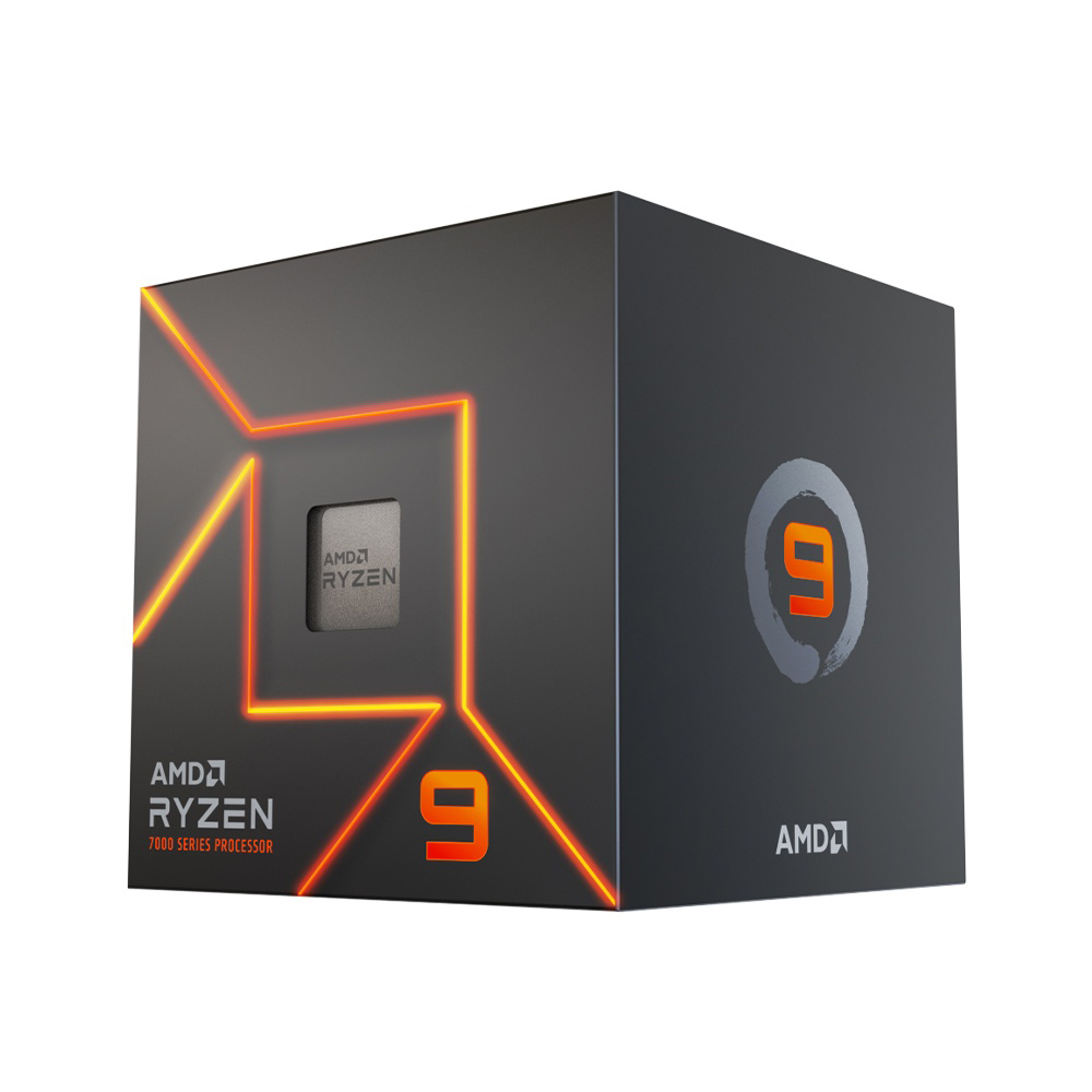 [730143314466] 730143314466 AMD Ryzen 9 7900 12 Cores / 24 Threads, 65 watts, Max Freq 5.4Ghz, 76MB Cache, Wraith Prism Cooler  Radeon Graphics