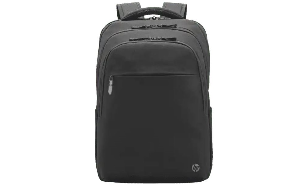 [195908300977] 195908300977 HP Renew Business 17." Backpack - 100% Recycled Biodegradable Materials, RFID Pocket, Fits Notebook Up to 15.6", Storage Pockets