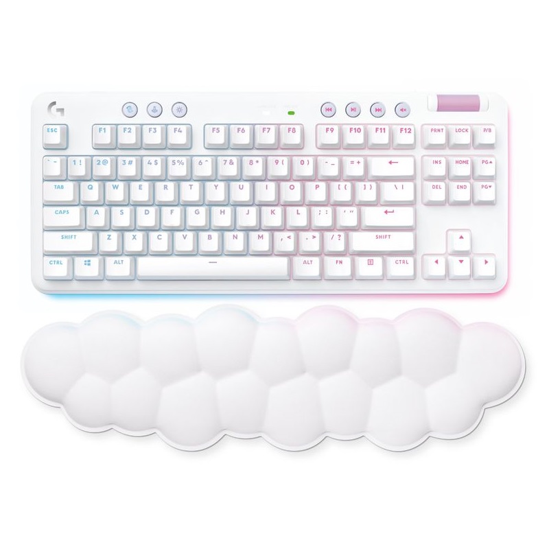 [97855169495] 97855169495 (LS) Logitech G713 Wired Ten-Keyless Mechanical Gaming Keyboard White Linear Tactile TKL