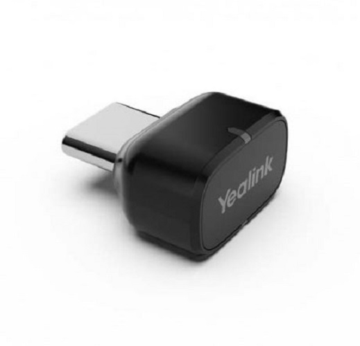 [6938818310094] Yealink BT51-C, USB-C Bluetooth Dongle, Support BH72/BH76 Connect To PC , guarantees a first-rate range of up to 100ft/30m Black, Plug-and-play