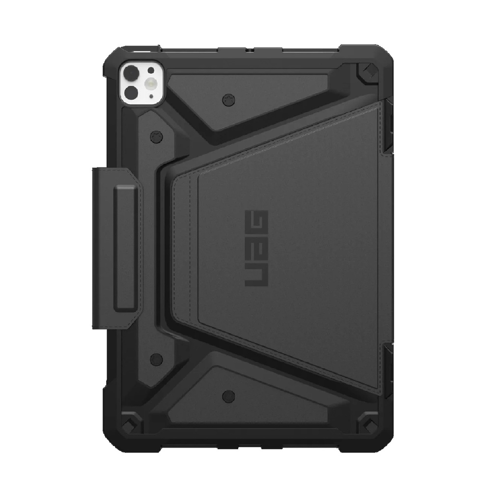 [840283914089] 840283914089 UAG Metropolis SE Apple iPad Pro M4 (13") (7th Gen) Folio Rugged Case - Black (124476114040), DROP+ Military Standard, 10 Years Warranty