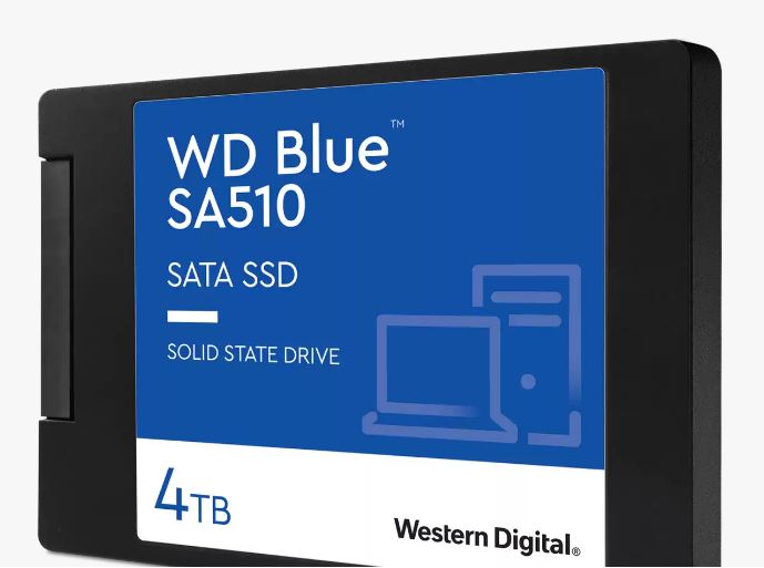 [718037899961] Western Digital WD Blue 4TB 2.5" SATA SSD 560R/530W MB/s 95K/82K IOPS 600TBW 1.75M hrs MTBF 3D NAND 7mm 5yrs Wty
