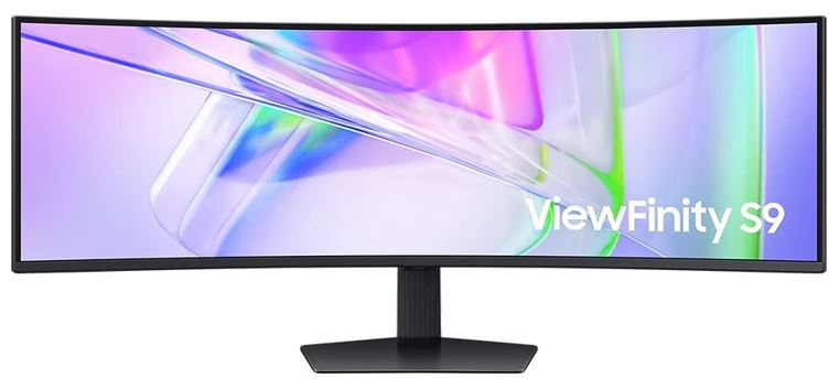 [8806095354125] Samsung 49" ViewFinity Monitor Dual QHD 5120x1440 5ms 32:9 1000R Tilt Swivel Height Adjust VESA DisplayHDR 400 1xUSB-C DP 2xHDMI LAN Prot HAS Speaker