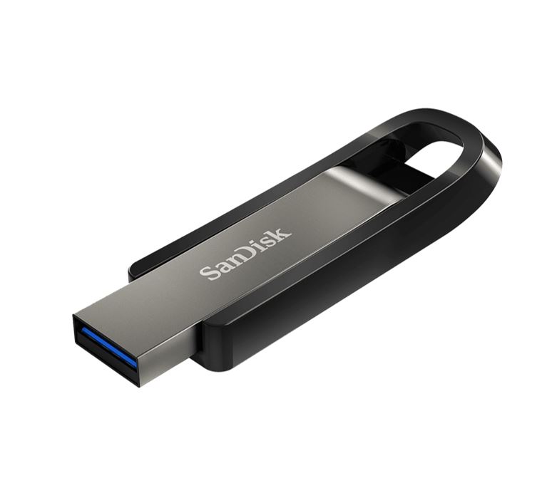 [619659182502] 619659182502 SanDisk 64GB Extreme GO USB3.2 Metal  Flash Drive USB-A 400MB/s SecureAccess™ encryption software2 Lifetime Lifetime Warranty Black