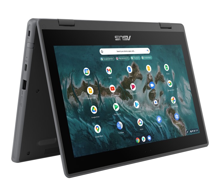 [4711081862635] ASUS Chromebook Flip CR1 11.6"  2 in 1 Convertible  8MP  720p Camera Pen Stylus,Touch Rugged Intel Celeron N4500 4GB 32GB Student Chrome OS WiFi6 1YR