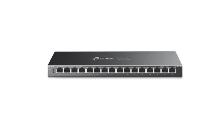 [4895252500301] TP-Link TL-SG116P 16-Port Gigabit Desktop Switch with 16-Port PoE+, Up to 250 m