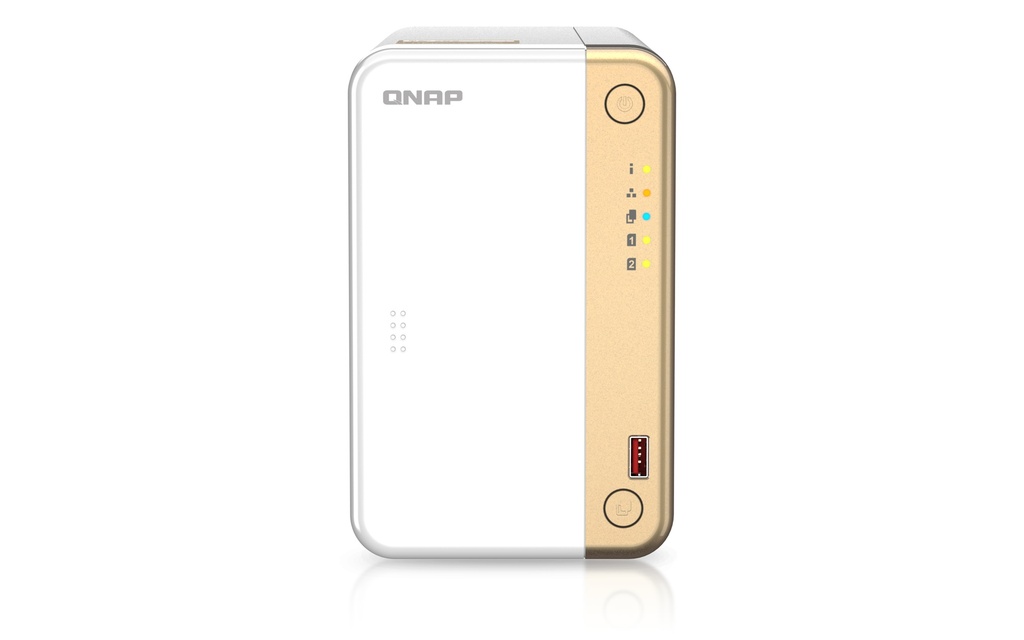 [4711103082294] 4711103082294 QNAP TS-262 2 Bay Multimedia NAS Intel Celeron N4505 Dual Core 2.9GHz 4GB 2.5Gbe 2x 3.5/2.5" SATA 2x M.2 2280 Nvme Expansion