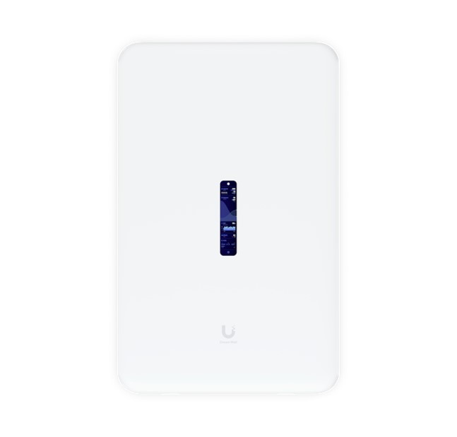 [810010079558] Ubiquiti UniFi Dream Wall, Wall-mountable UniFi Cloud Gateway, Built-in WiFi 6 Access Point, PoE Switching, UniFi OS Console, 3.5+ Gbps, 2Yr Warr