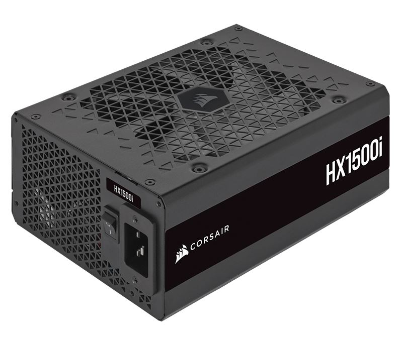 [840006697428] 840006697428 Corsair HX1500i ATX High Performance Platinum PSU, ICUE 2024. PCIe 5.0, ATX 3.0, 12VHPWR Cable included.