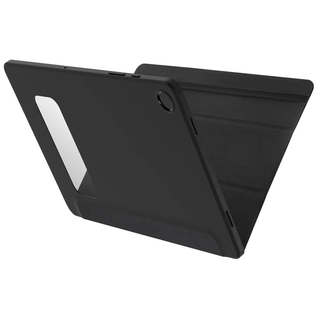 [840304760640] 840304760640 OtterBox React Folio Samsung Galaxy Tab A9+ (11") Case - Black (77-95385), DROP+ Military Standard, Multi-Position Stand,Raised Edges,7 Years Warranty