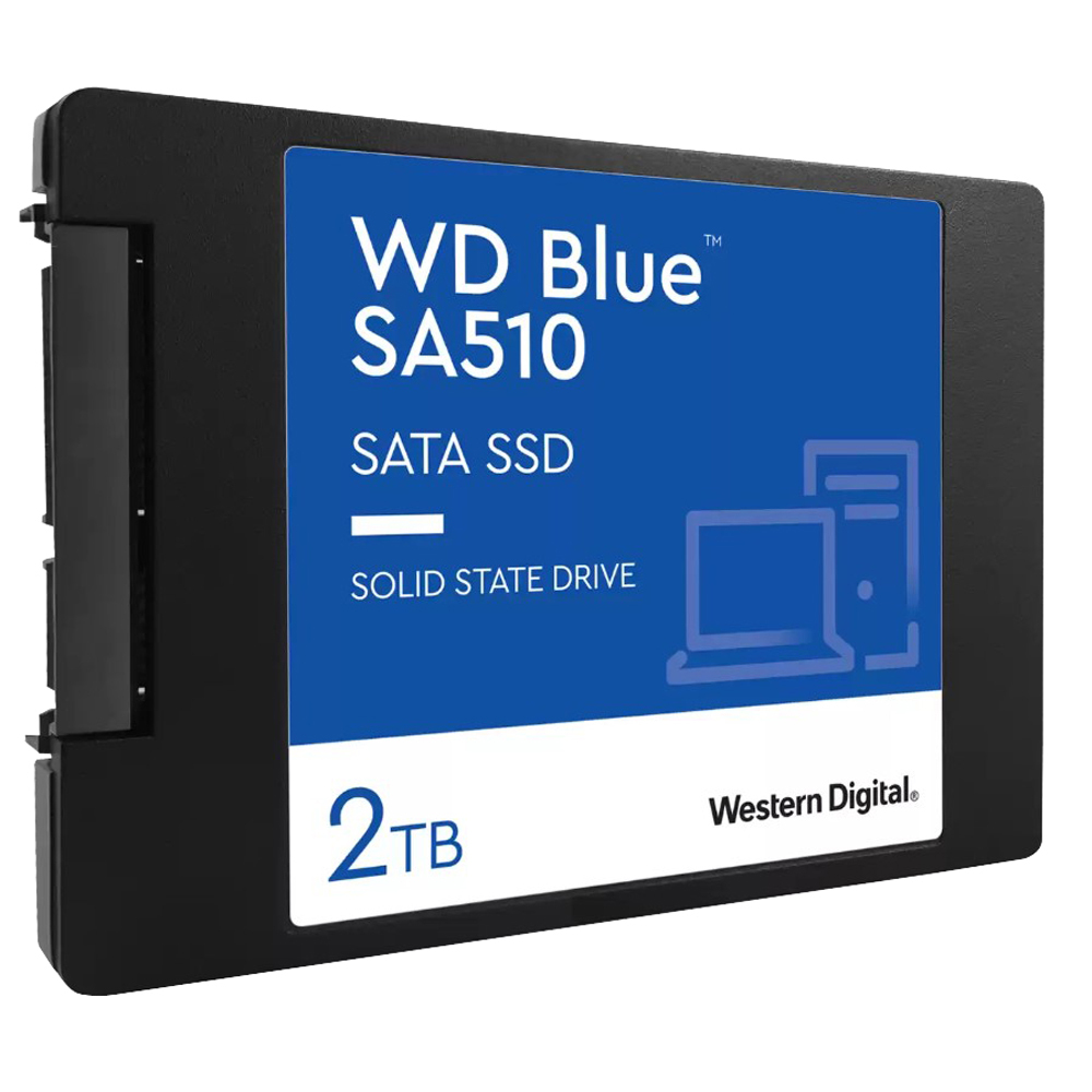 [718037884660] 718037884660 Western Digital WD 2TB Blue SA510 SATA SSD 2.5”/7mm Cased Read 560MB/s Write 520MB/s WDS200T3B0A  5-year Limited Warranty