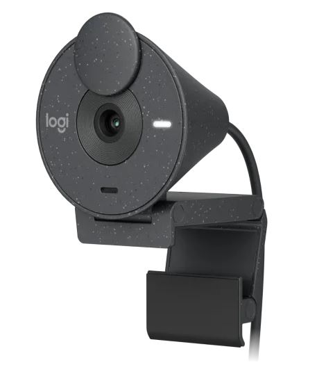 [97855178893] Logitech Brio 300 Full HD Webcam - Graphite