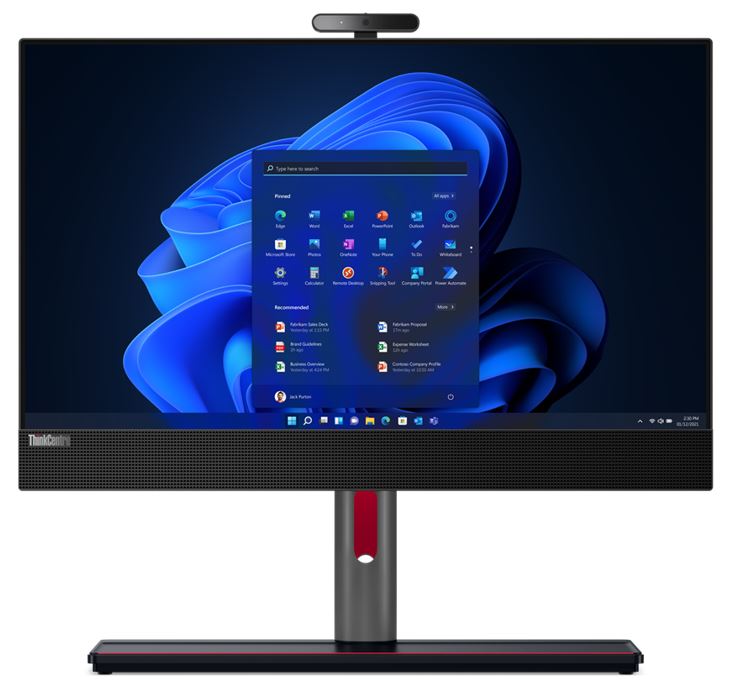 [196380067167] 196380067167 LENOVO ThinkCentre M90A AIO 23.8"/24"  FHD Intel i7-12700 16GB 512GB SSD DVDR WIN 10/11 PRO 3yrs Onsite Wty Webcam Speakers M+KB EX-demo (box damaged)