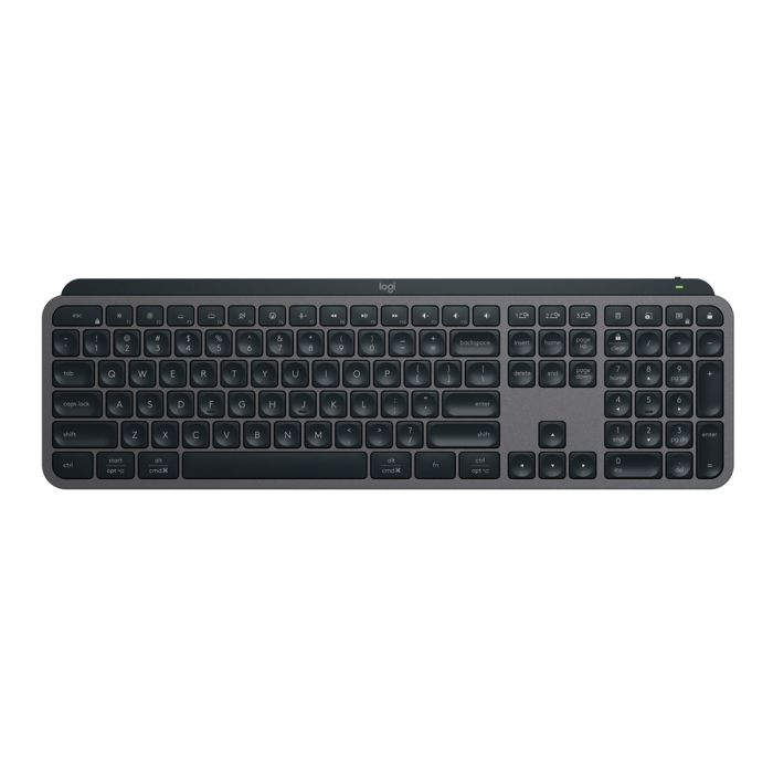 [97855187864] Logitech MX KEYS S Wireless ILLUMINATED Keyboard/ Rechargeable Li-Po (1500 mAh) battery Graphite  1-Year Limited Hardware Warranty