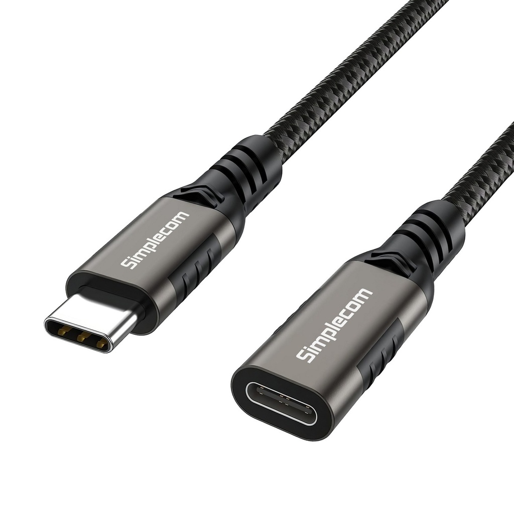 [9350414003298] Simplecom CAU605 USB-C Male to Female Extension Cable USB 3.2 Gen2 PD 100W 20Gbps 0.5M
