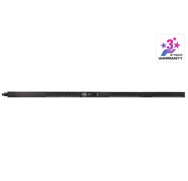 [672792014789] Aten 16A 30-Outlet 3-Phase Metered eco PDU with Dual Ethernet port supporting 1Gbps