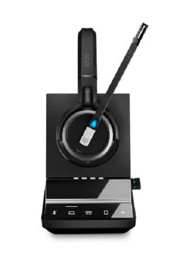 [5714708008286] 5714708008286 *LS* EPOS IMPACT SDW 5066 DECT Wireless Office Binaural headset w/ base station, for PC, Desk Phone  Mobile, Included BTD 800 dongle
