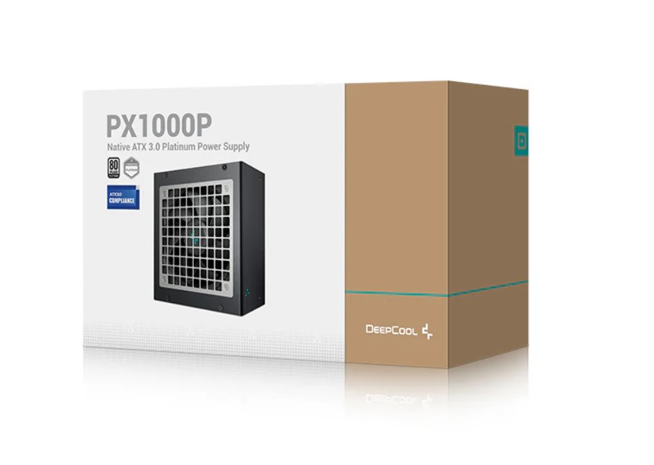 [6933412717188] 6933412717188 DeepCool PX1000P 1000W 80+ Platinum/Cybenetics ATX Power Supply, 120mm Fan, Japanese Capacitors, Semi-Digital, Interleaved PFC, Full-Bridge  LLC + DC