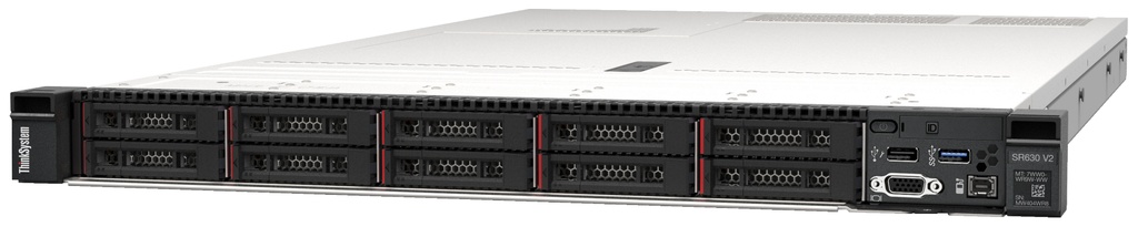 [7Z71A018AU] 7Z71A018AU LENOVO ThinkSystem SR630 V2, 1xIntel Xeon Silver 4309Y 8C 2.8GHz 105W, SFF, 1x16GB 2Rx8, SW RD, 1x750W, XCC Enterprise