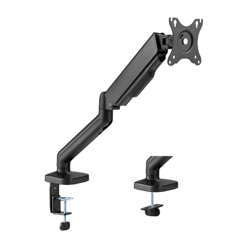 [6956745174602] 6956745174602 Brateck Cost-Effective Spring-Assisted Monitor Arm Fit Most 17"-32" Monitor Up to 9KG VESA 75x75,100x100(Black) (LS)