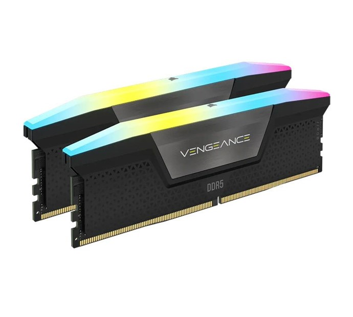 [840006666073] Corsair Vengeance RGB 32GB (2x16GB) DDR5 UDIMM 6400MHz C36 1.35V Desktop Gaming Memory Black