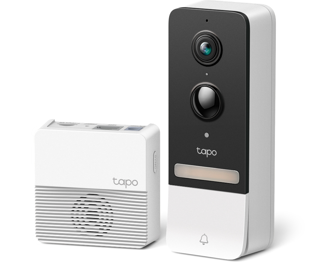 [4897098685686] 4897098685686 TP-Link Tapo D230S1 Smart Battery Video Doorbell, 2K 5MP Live View, Colour Night Vision, Water  Dust Resistant IP64