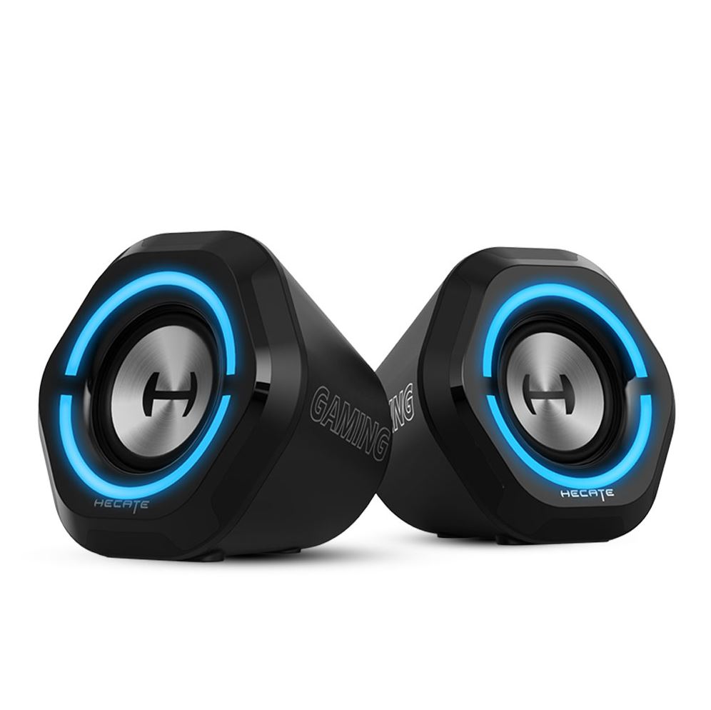 [6923520268771] 6923520268771 Edifier G1000 Gaming 2.0 Speakers System - Bluetooth V5.0/ USB Audio/ AUX Input/RGB 10 Light Effects/ 10W RMS Power - Black