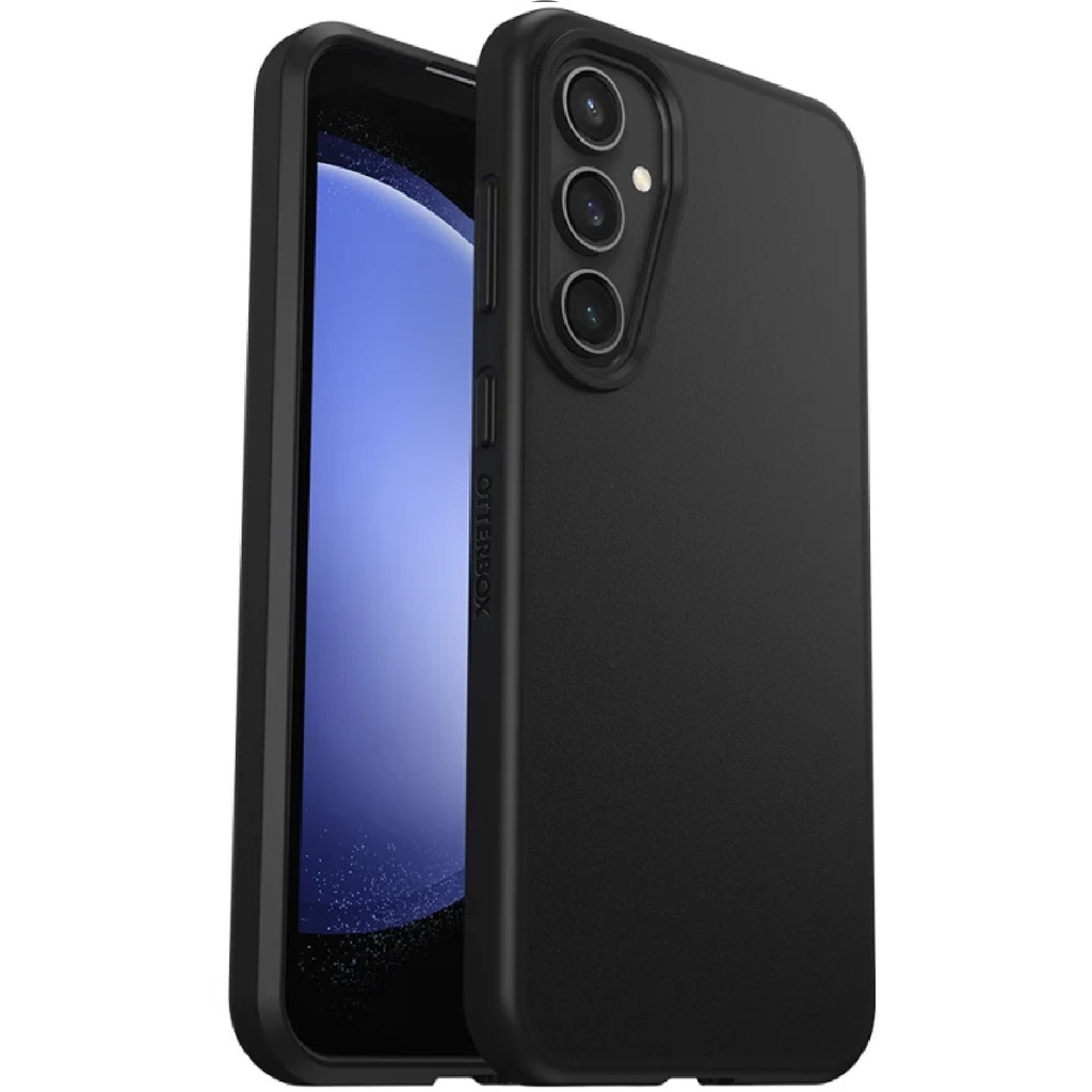 [840304747214] 840304747214 OtterBox React Samsung Galaxy S23 FE (6.4") Case Black - (77-94253),Antimicrobial,DROP+ Military Standard,Raised Edges,Hard Case, 7 Years Warranty