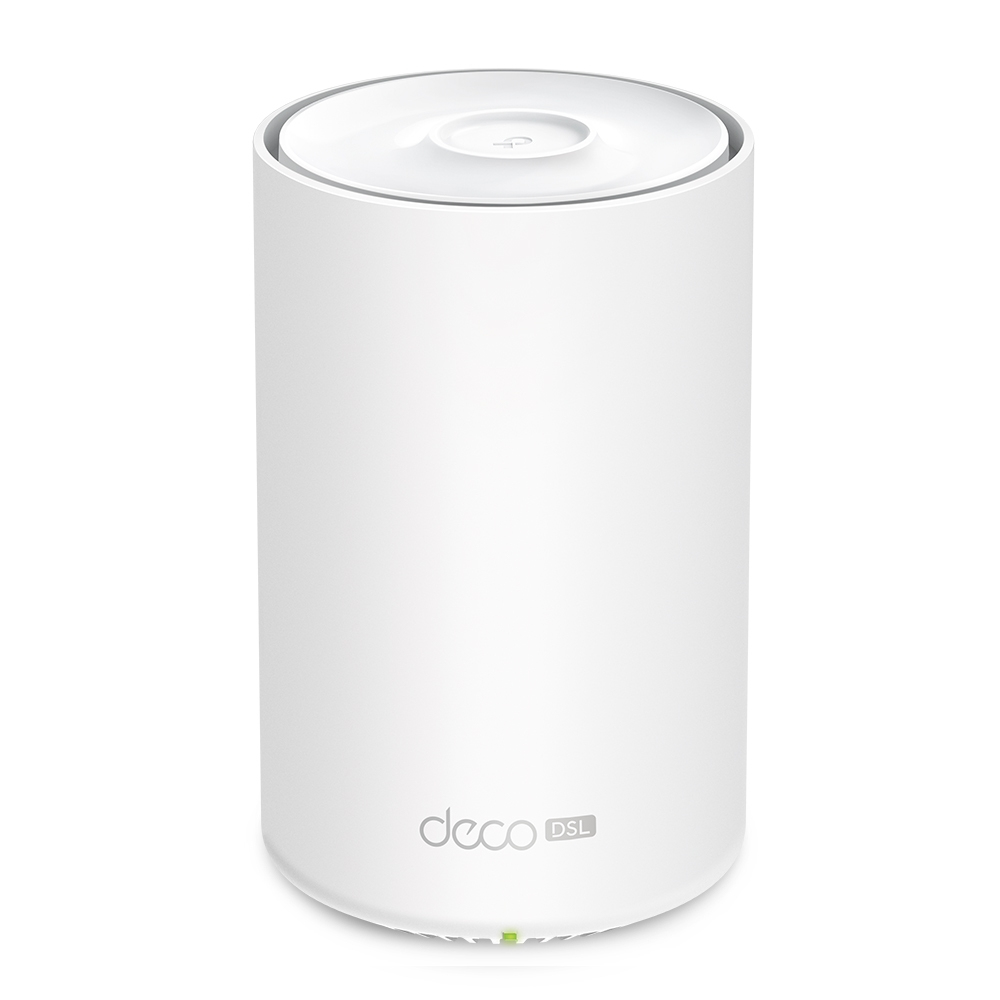 [4897098687864] 4897098687864 TP-Link Deco X50-DSL(1-pack) AX3000 VDSL Whole Home Mesh WiFi 6 Router, 574 Mbps at 2.4 GHz + 2402 Mbps at 5 GHz, VDSL Profile 35b 350/60 Mbps