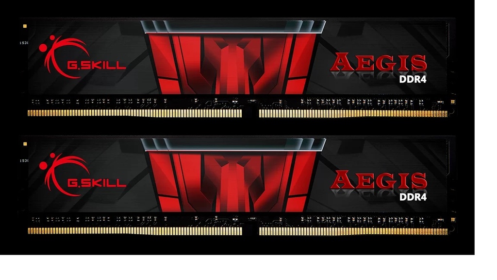 [4713294224415] G.SKILL F4-3200C16D-32GIS 32GB (2 x 16GB)/ PC4-25600 / DDR4 3200 Mhz/ Timings 16-18-18-38/ Voltage 1.35V/ Aegis