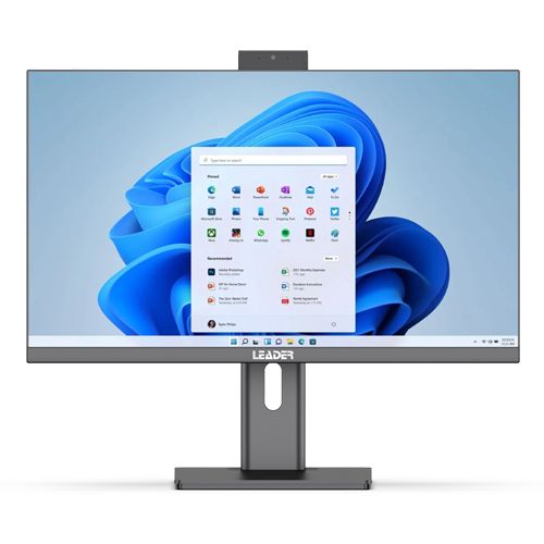[9348777000499] Leader Visionary AIO, 23.8" FHD, Intel i5-12450H, 16GB DDR4, 1TB NVMe SSD, Wi-Fi 6, 2M Camera, VESA, 1 Year Warranty, Windows 11 Home, Keyboard  Mous