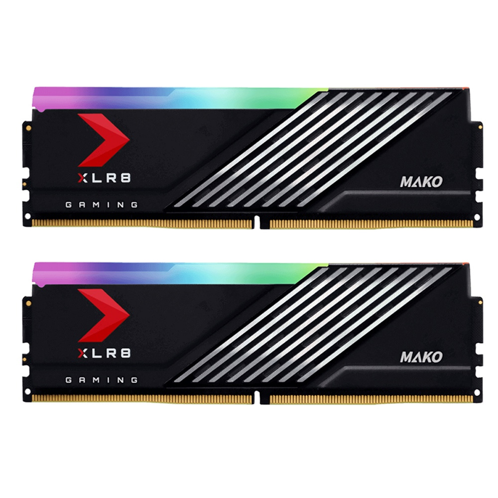 [4718006456450] 4718006456450 PNY XLR8 Gaming MAKO EPIC-X RGB™ DDR5 6400MHz (PC5-51200) 32GB(2x16GB)/ Voltage 1.4V MD32GK2D5640032MXRGB HYNIX