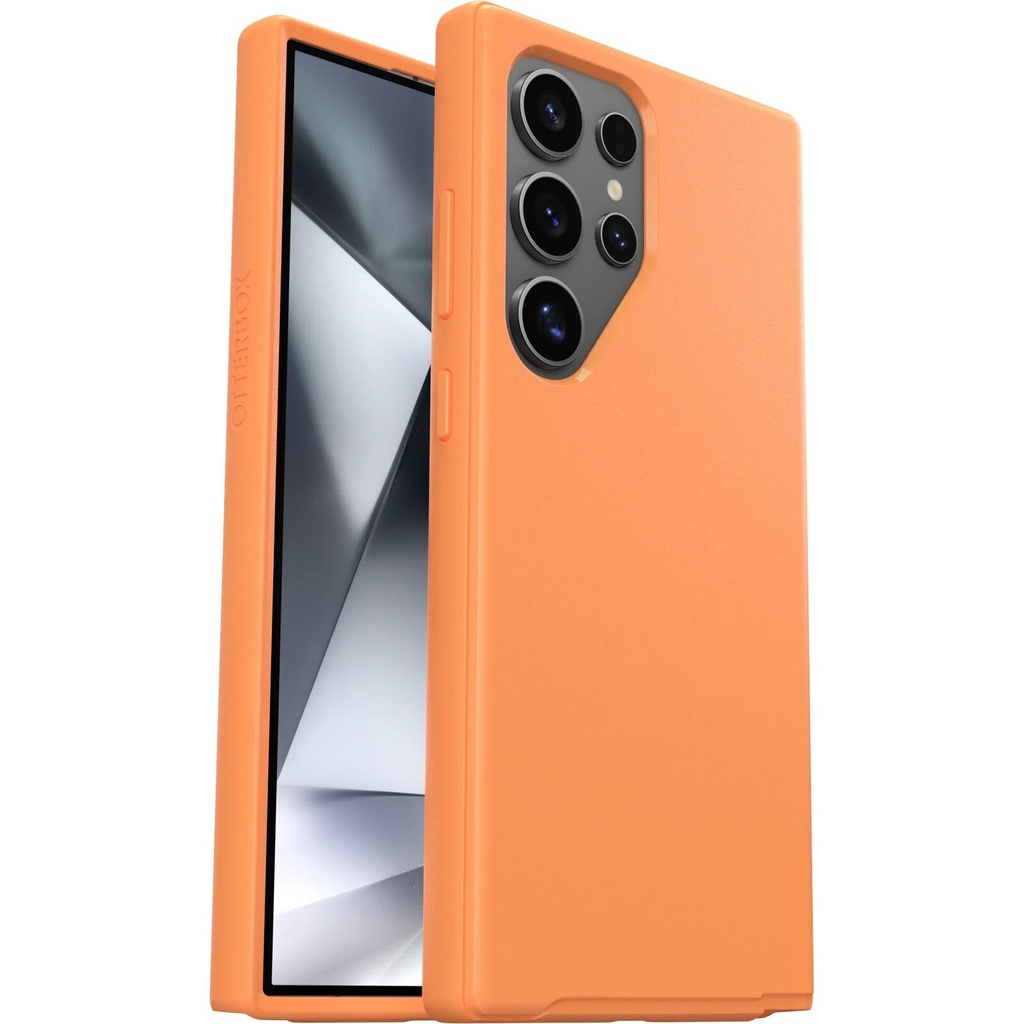 [840304751372] 840304751372 OtterBox Symmetry Samsung Galaxy S24 Ultra 5G (6.8") Case Orange - (77-94569), DROP+ 3X Military Standard, Ultra-Sleek Design, 7 Years Warranty