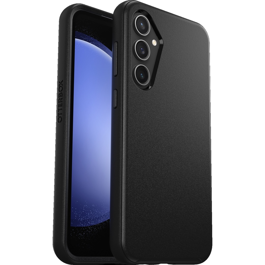 [840304754359] 840304754359 OtterBox Symmetry Samsung Galaxy S23 FE (6.4") Case Black - (77-94860), DROP+ 3X Military Standard, Raised Edges, Ultra-Sleek, 7 Years Warranty