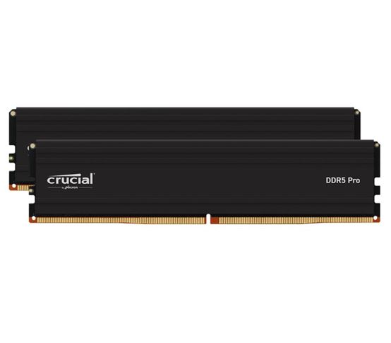 [649528938121] Crucial Pro 96GB (2x48GB) DDR5 UDIMM 5600MHz CL46 Black Heat Spreader Support Intel XMP AMD Ryzen for Desktop PC Gaming Memory