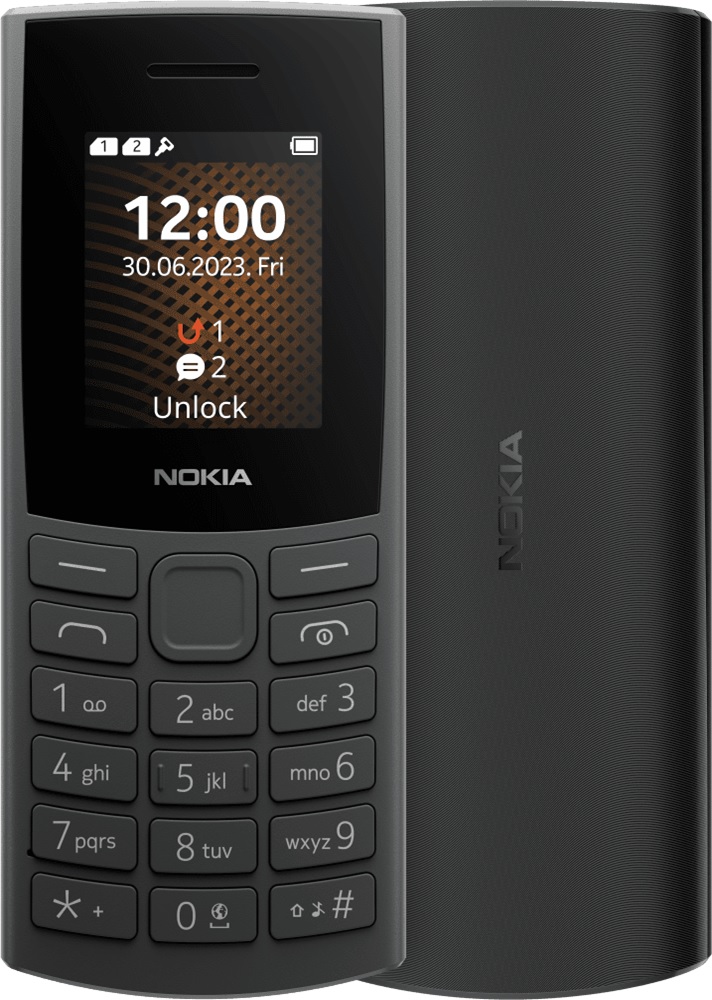 [1GF018VPA1L01] 1GF018VPA1L01 Nokia 105 4G 32GB (2023) - Charcoal ()*AU STOCK*, 1.8", 32GB, Dual SIM, 1450mAh, 2 Years Warranty
