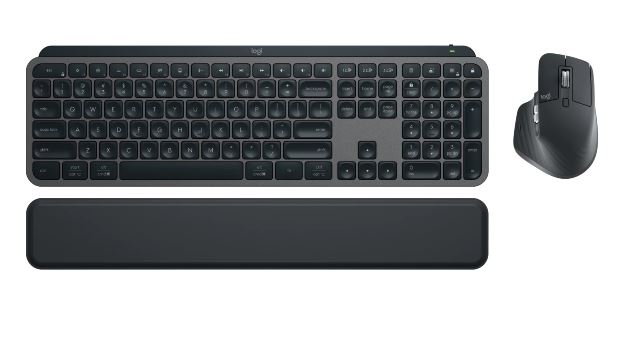 [97855187932] 97855187932 Logitech MX KEYS S COMBO Performance Combo: MX Master 3S, MX Keys S  MX Palm Rest 8000 DPI (Graphite)