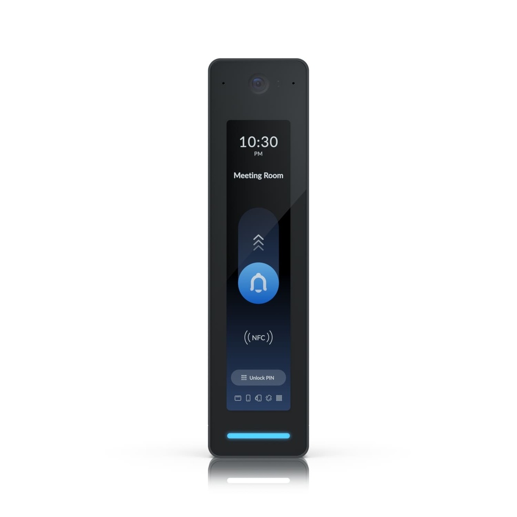 [810084692349] 810084692349 Ubiquiti UniFi Access Reader G2 Professional (BLACK), 2-Way Intercom, Unlock Via NFC or Unifi Identity, IP55 Weather Resistance, Pin Unlock, 2Yr Warr
