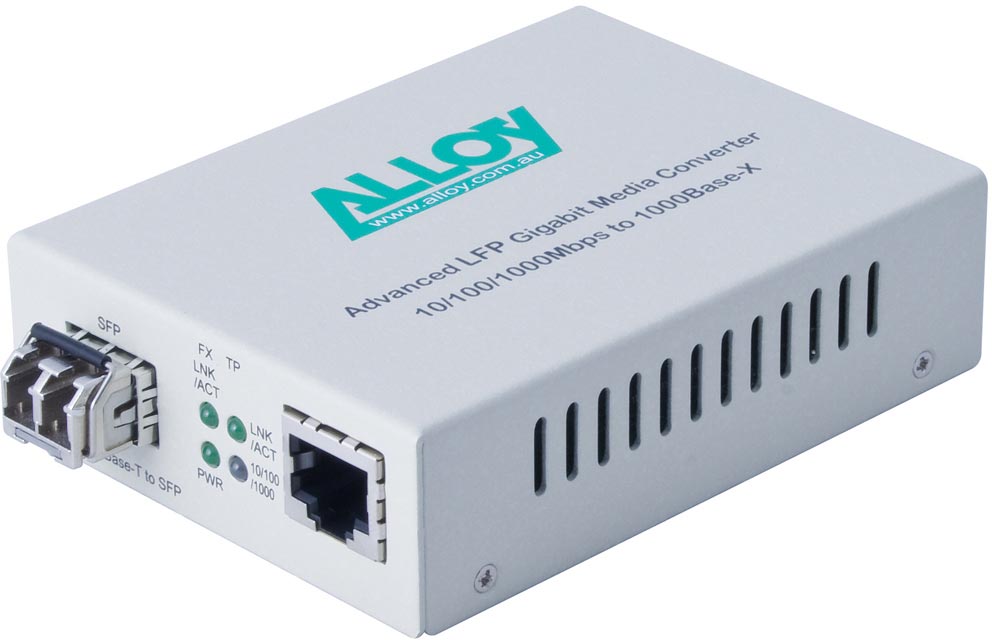 [NHA-GCR2000SFP] NHA-GCR2000SFP Alloy GCR2000SFP Gigabit Standalone/Rackmount Media Converter