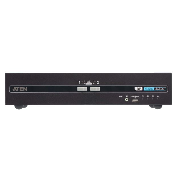 [KVA-CS1142DP4C] KVA-CS1142DP4C Aten 2-Port USB DisplayPort Dual Display Secure KVM Switch with CAC (PSD PP v4.0 Compliant)