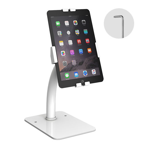 [6956745170055] 6956745170055 Brateck MPBT-PAD33-03 Universal Anti-Theft Tablet Countertop Fit most  7.9” to 11” Tablets - White (LS)
