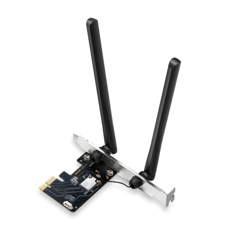 [6957939001865] 6957939001865 Mercusys MA86XE AXE5400 Wi-Fi 6E Bluetooth 5.2 PCIe Adapter, 2402Mbps @6GHz,2402Mbps @5GHz, 574Mbps@2.4GHz